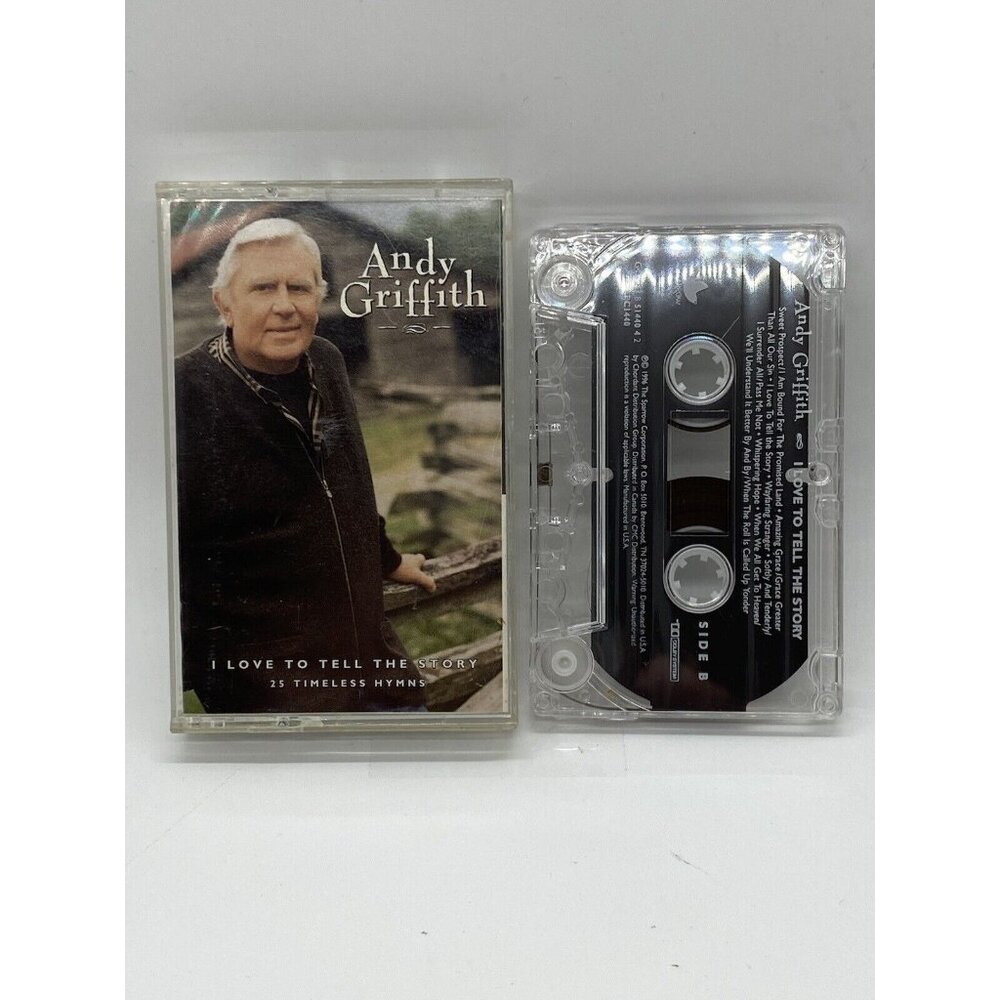 Andy Griffith I Love To Tell The Story Cassette 1996 Sparrow 25 Timeless Hymns